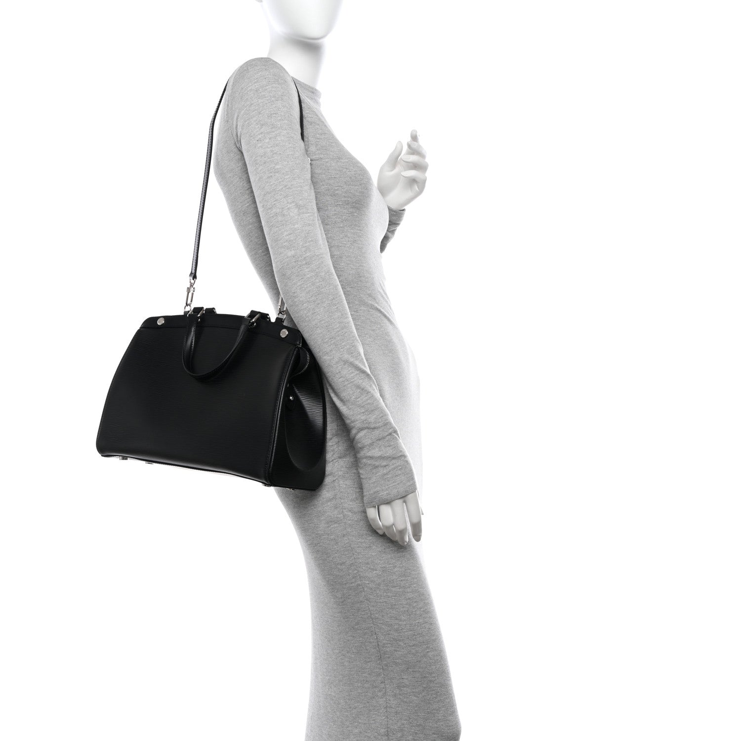 Louis Vuitton Epi Brea MM Black 2 of 13