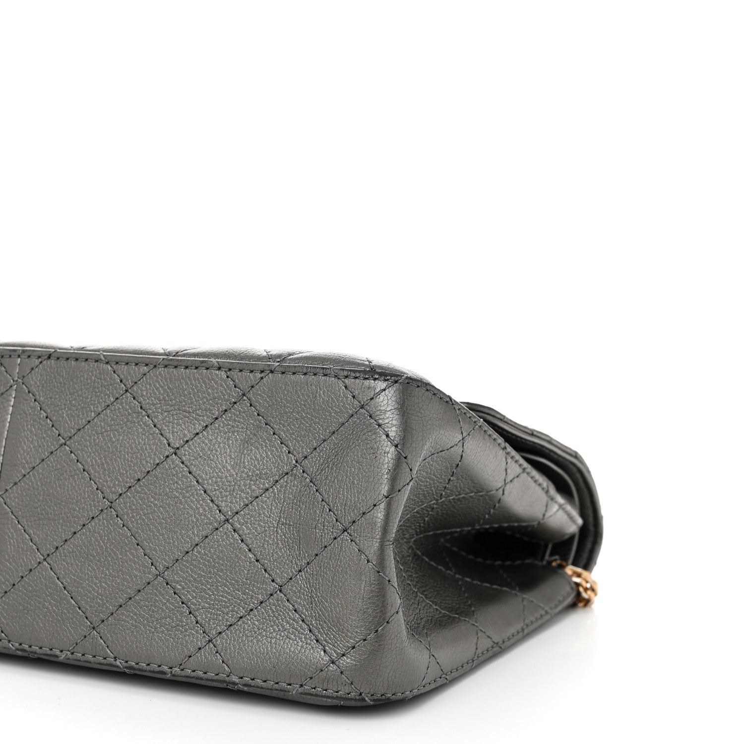 Chanel Metallic Calfskin Quilted 2.55 Reissue 226 Flap Charcoal 10 of 10