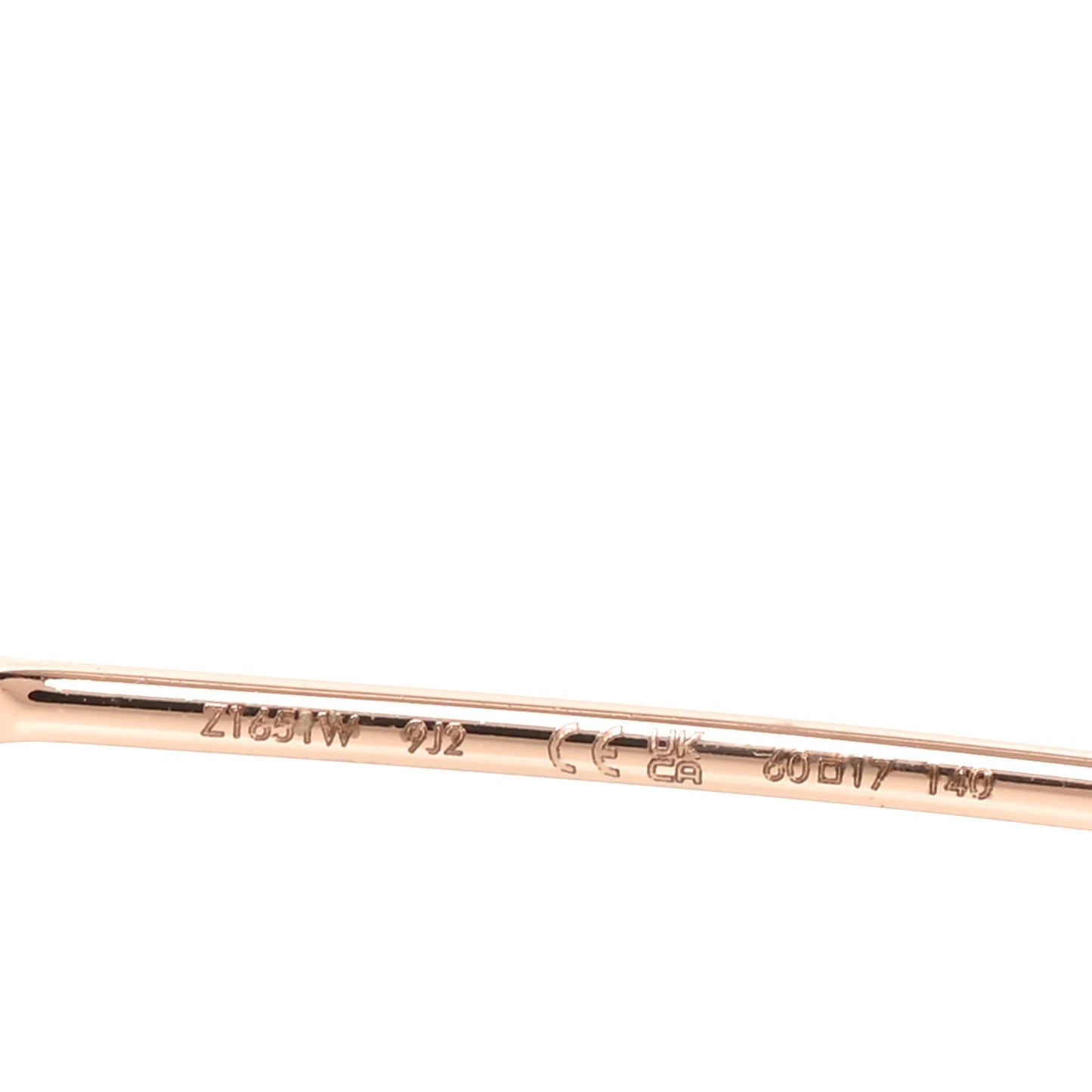 Metal My LV Chain Round Sunglasses Z1651W Rose Gold