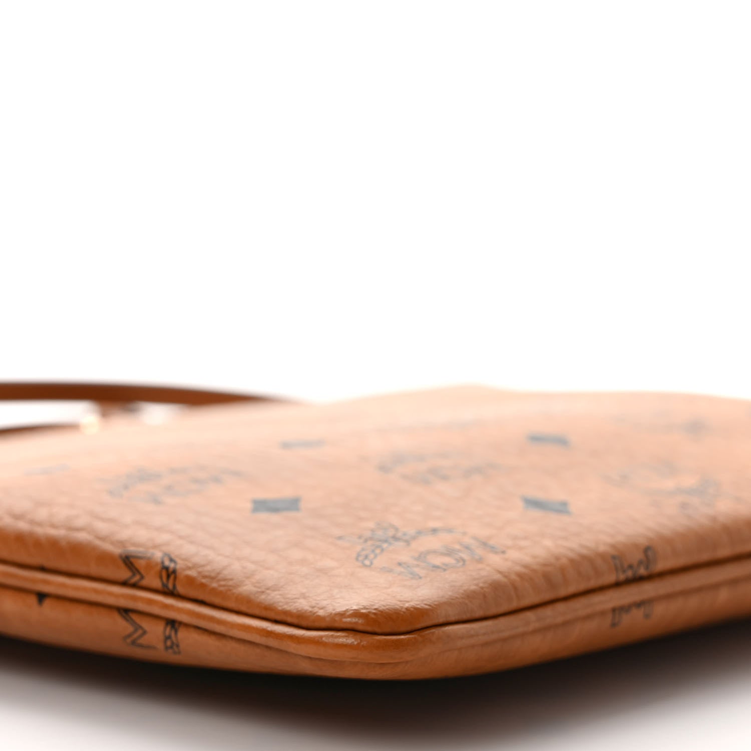 MCM Visetos Original Medium Pouch Cognac 7 of 9