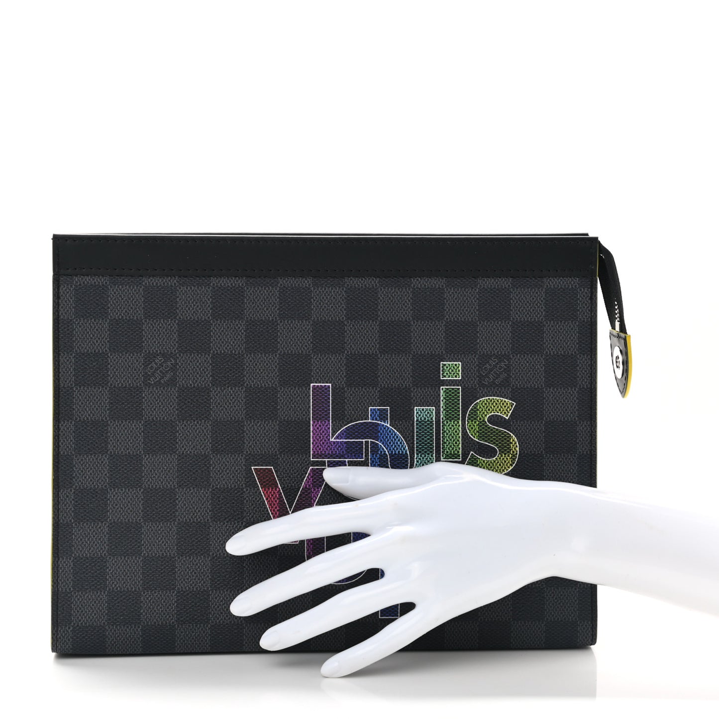 Damier Graphite Pochette Voyage MM Yellow