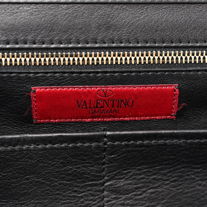 Valentino Garavani Vitello Medium Rockstud Tote Black 6 of 12