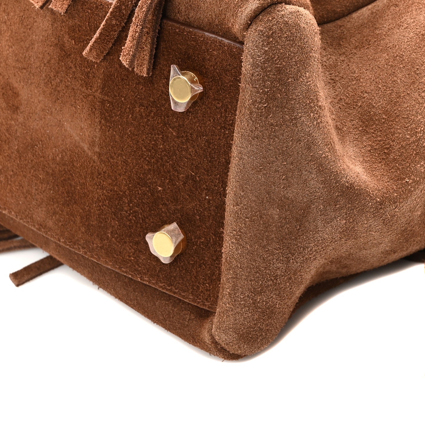 Suede Calfskin Fringe Medium Annabel Brown