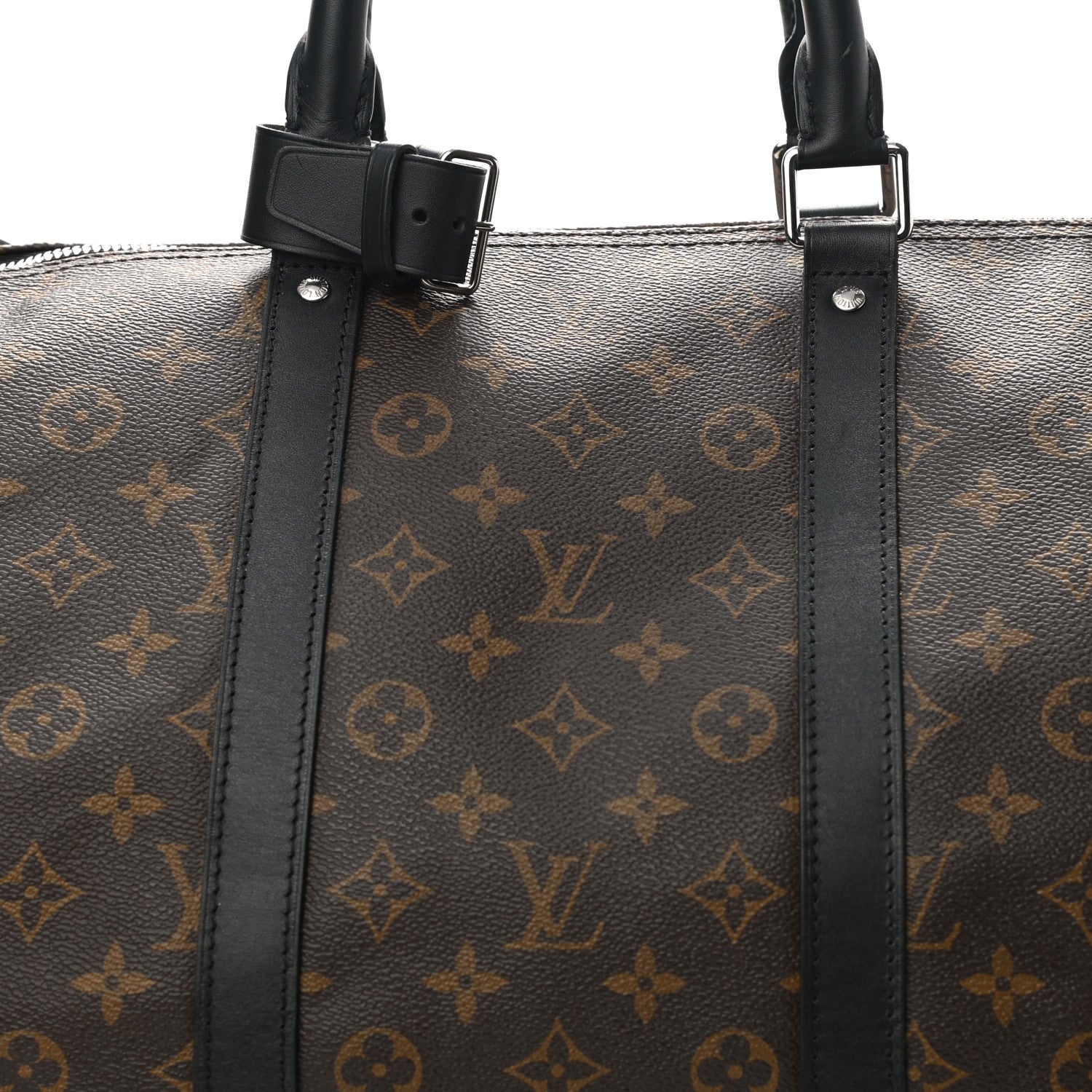 Louis Vuitton Monogram Macassar Keepall Bandouliere 55 8 of 11