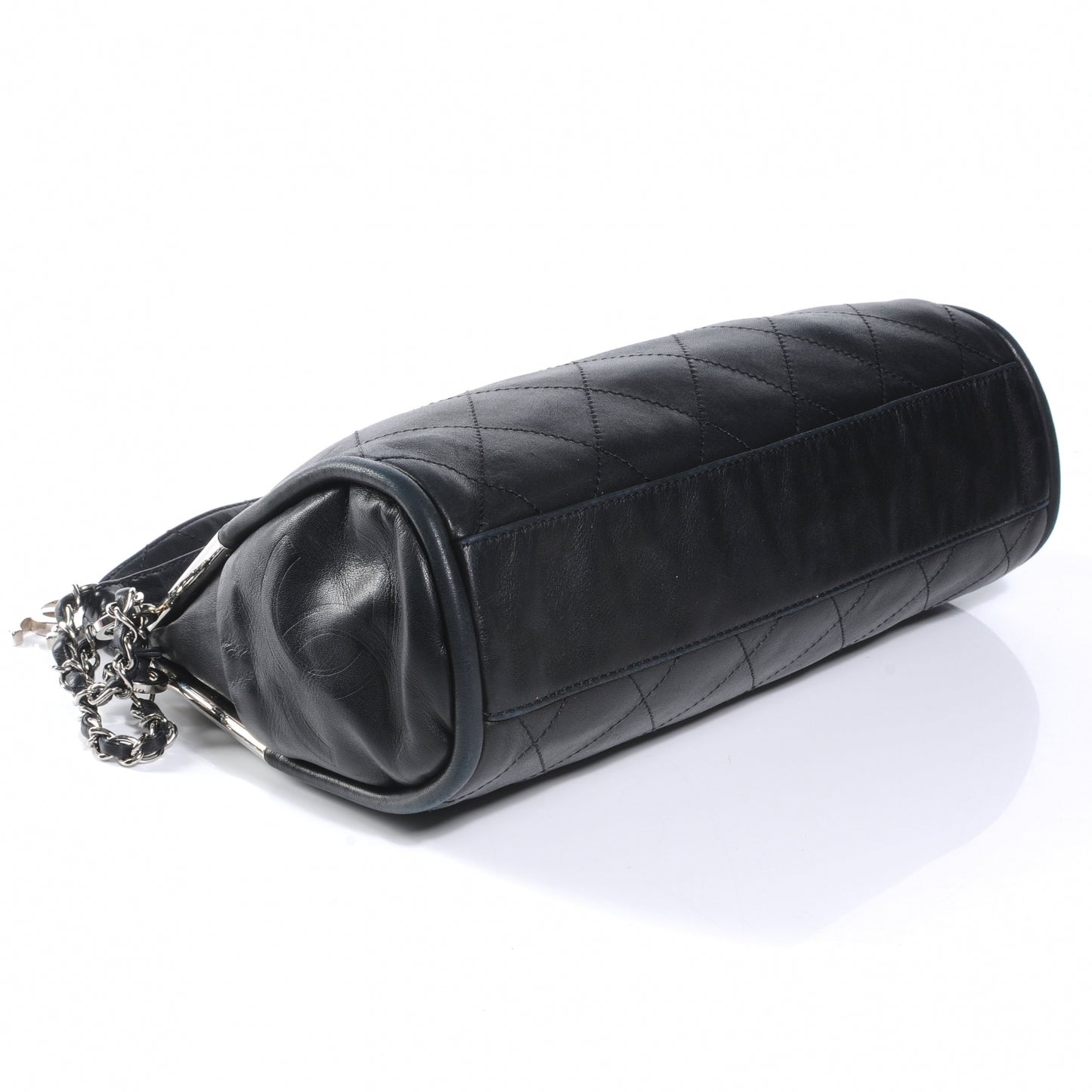 Lambskin Medium Ultimate Soft Tote Black