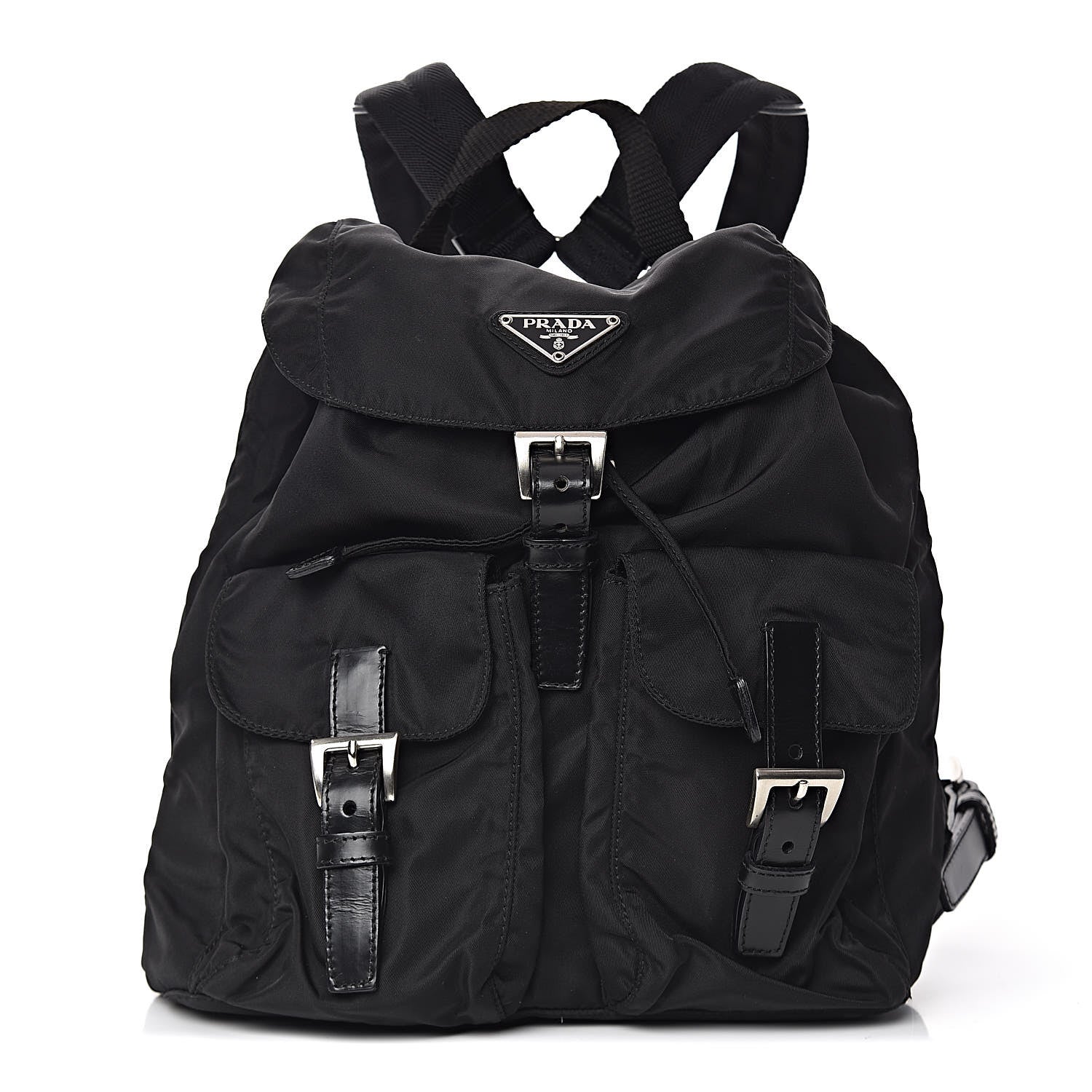 Prada Tessuto Nylon Vela Small Backpack Black 1 of 12