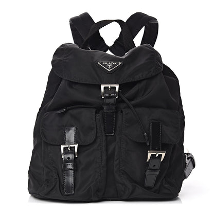 Prada Tessuto Nylon Vela Small Backpack Black 1 of 12