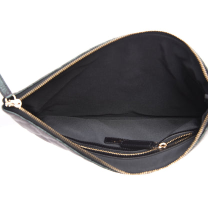 Chanel Iridescent Caviar Quilted Large Cosmetic Case Black 5 of 11