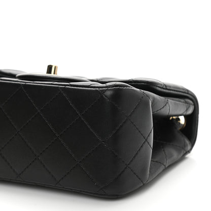 Chanel Lambskin Quilted Mini Square Flap Black 9 of 9
