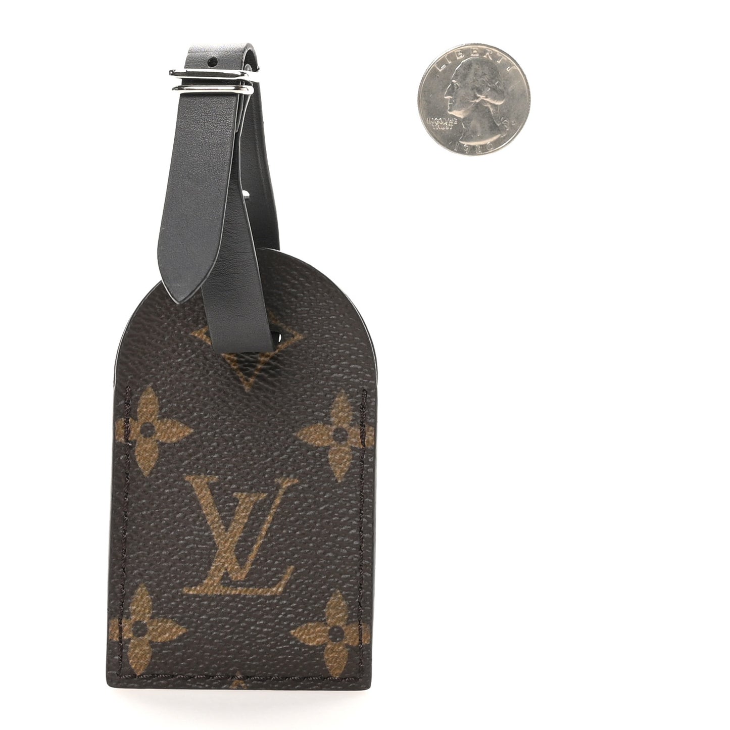 Monogram Luggage Tag Black