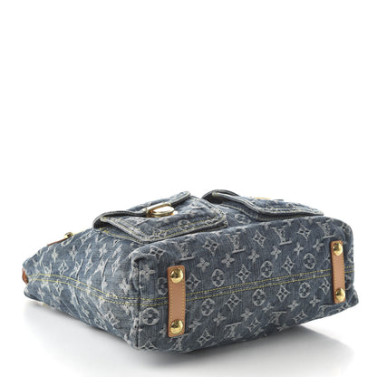 Louis Vuitton Denim Baggy GM Blue 4 of 9
