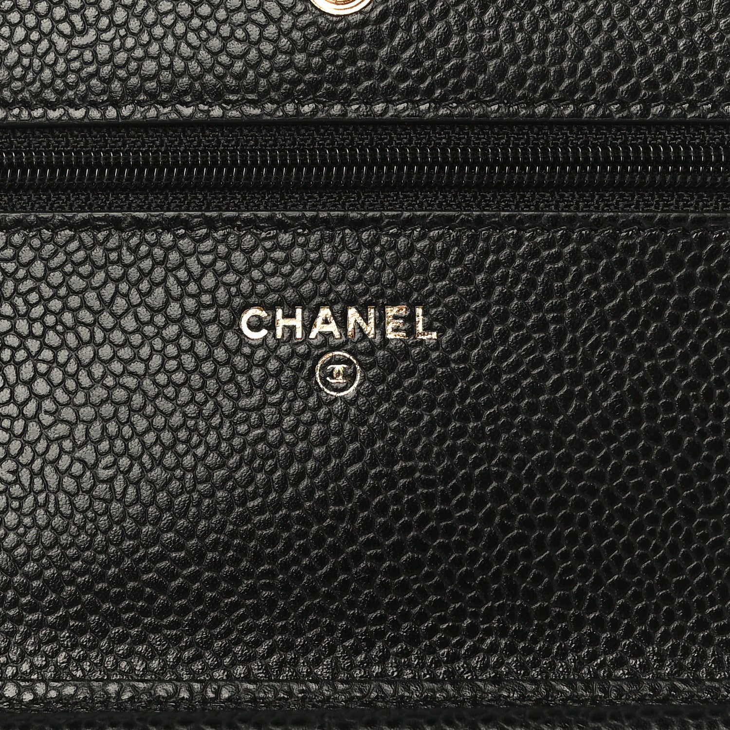 Chanel Caviar Quilted Wallet On Chain WOC Black 6 of 12