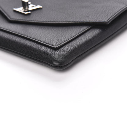 Louis Vuitton Soft Calfskin My Lockme Pochette Black 8 of 9