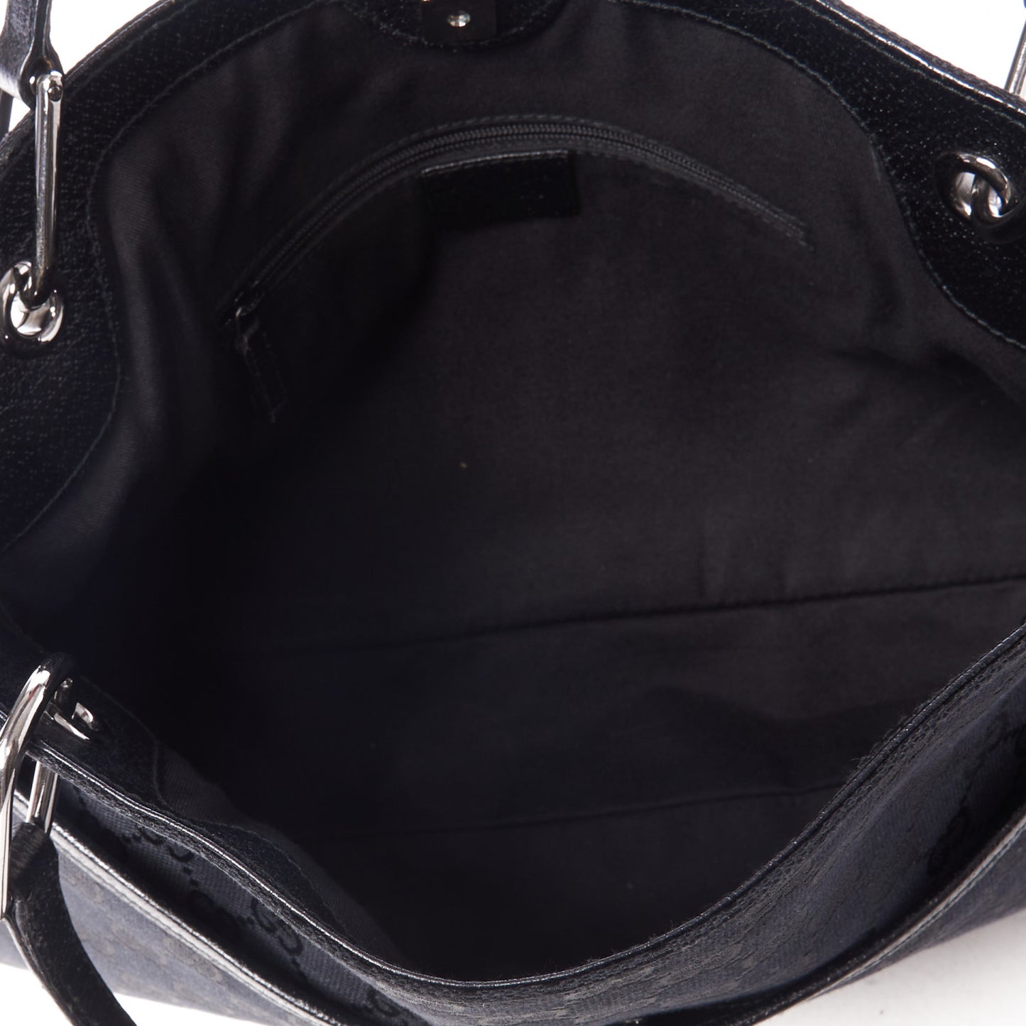 Monogram Medium Eclipse Shoulder Bag Black