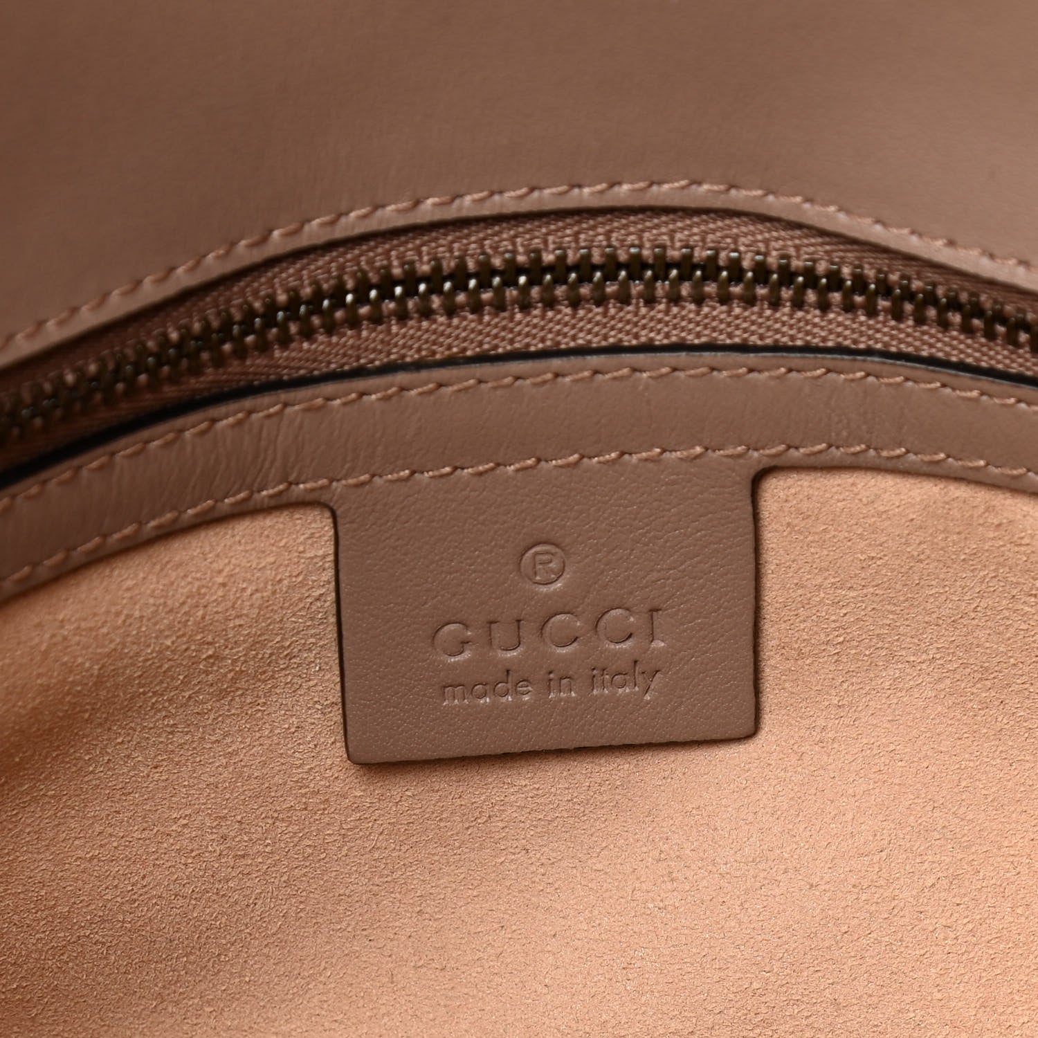 Gucci Calfskin Matelasse Small GG Marmont Shoulder Bag Porcelain Rose 6 of 12