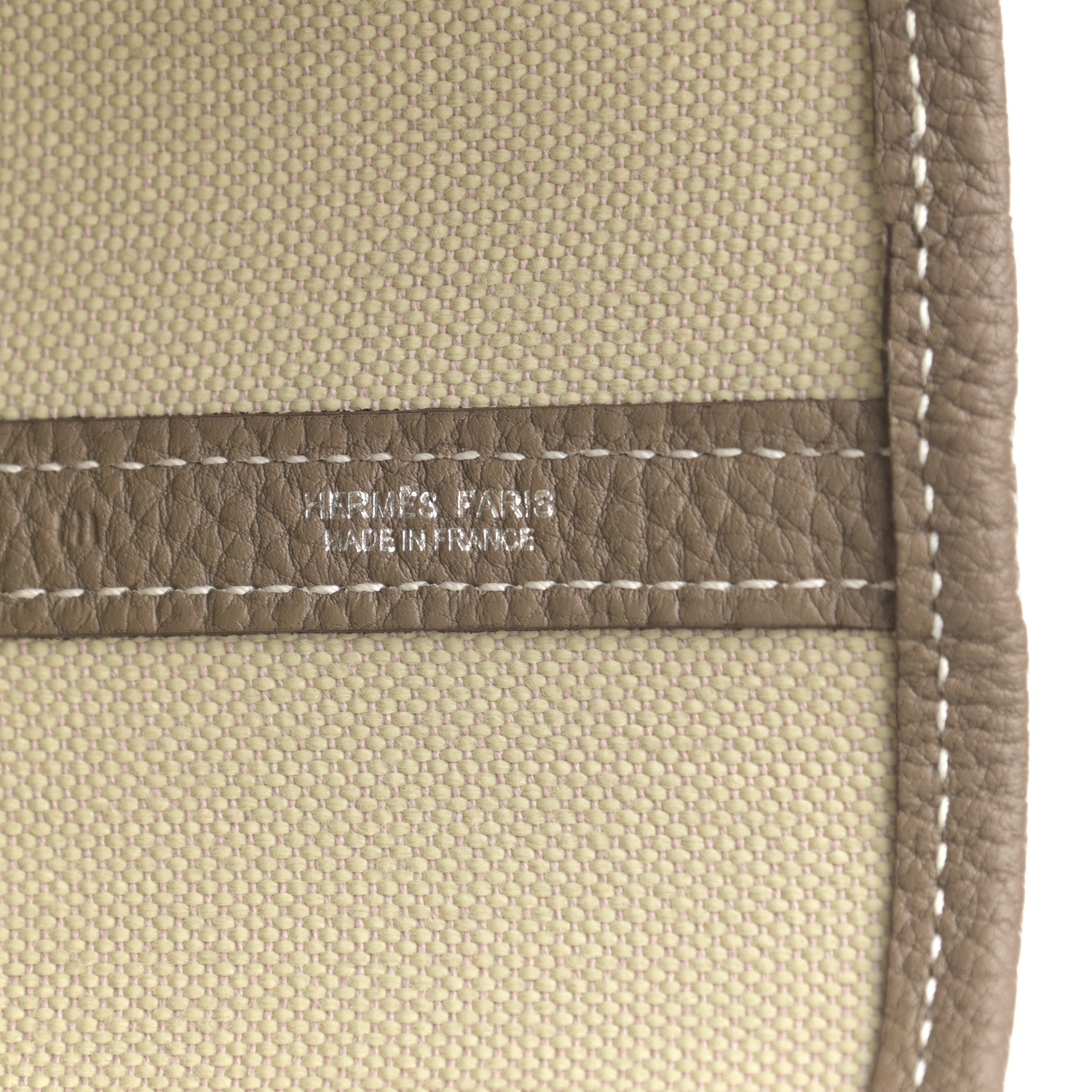Hermes Toile H Negonda Garden File 28 Etoupe 6 of 11