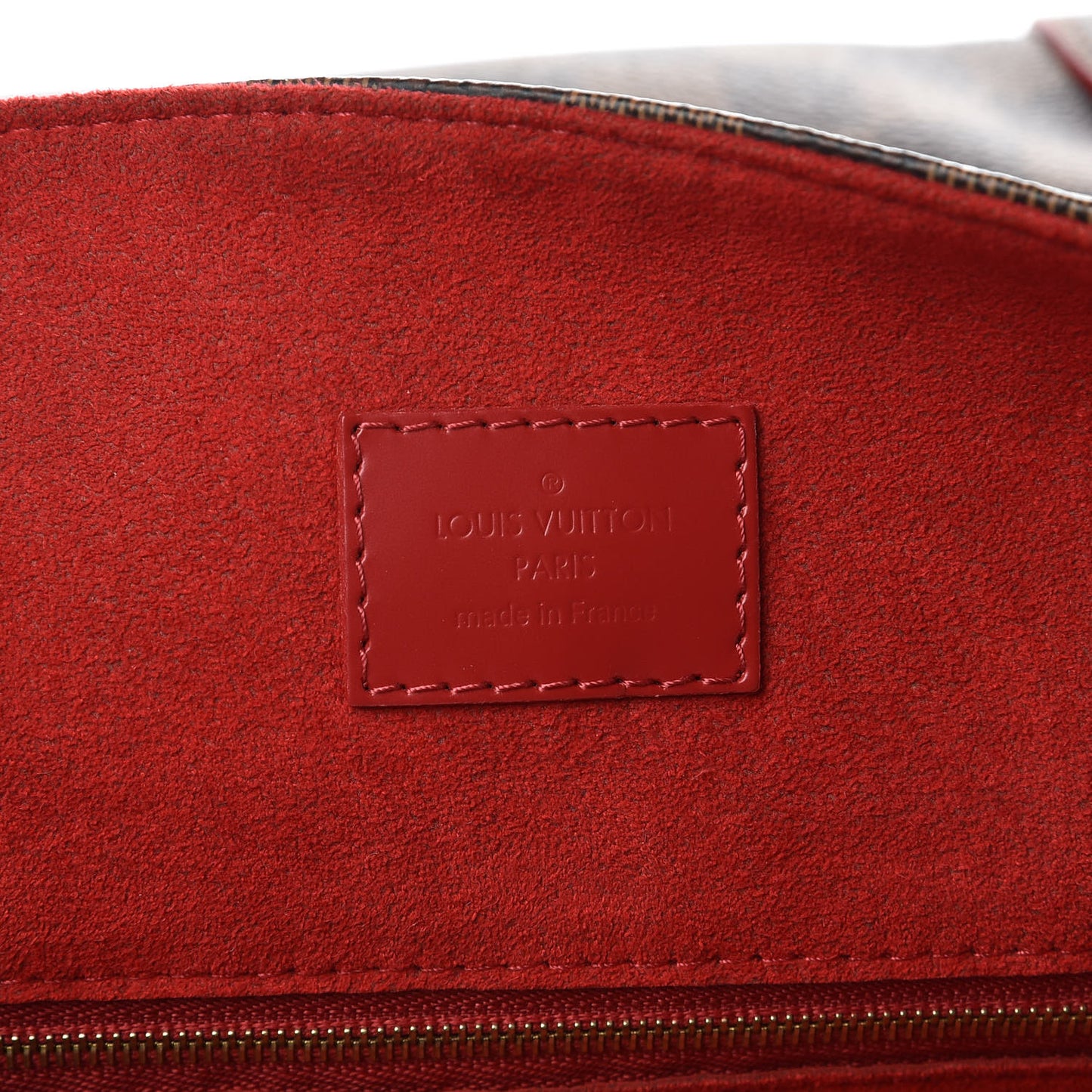 Damier Ebene Caissa Hobo Cherry