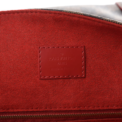 Louis Vuitton Damier Ebene Caissa Hobo Cherry 6 of 13
