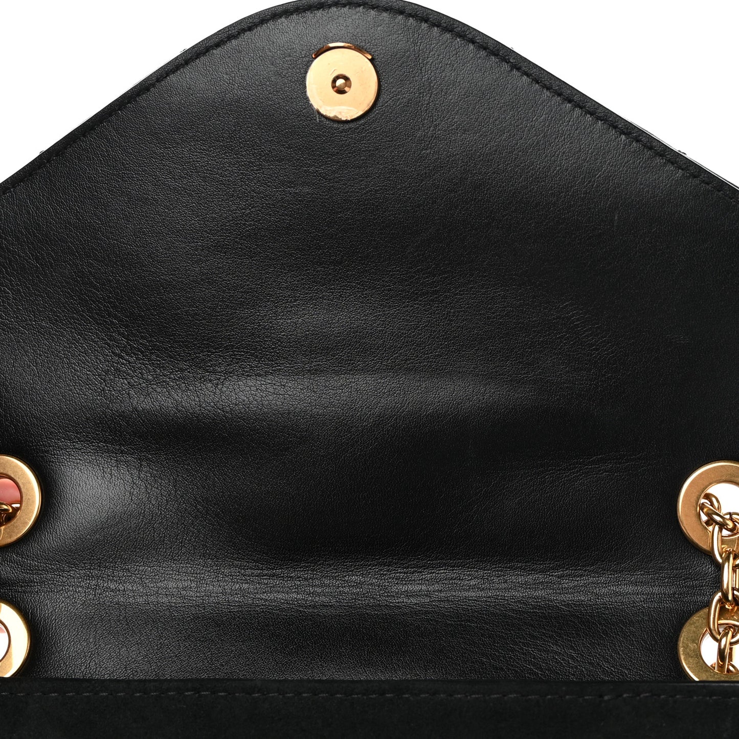 Calfskin LV New Wave Chain Bag Black