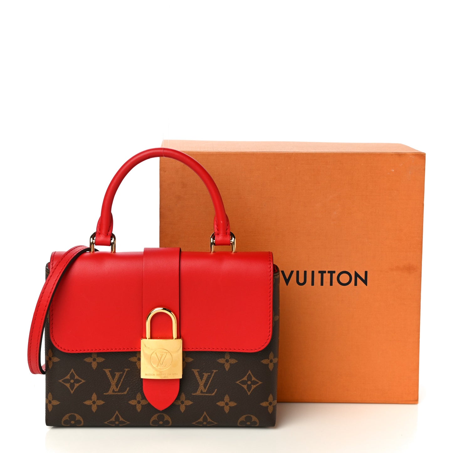 Monogram Locky BB Coquelicot
