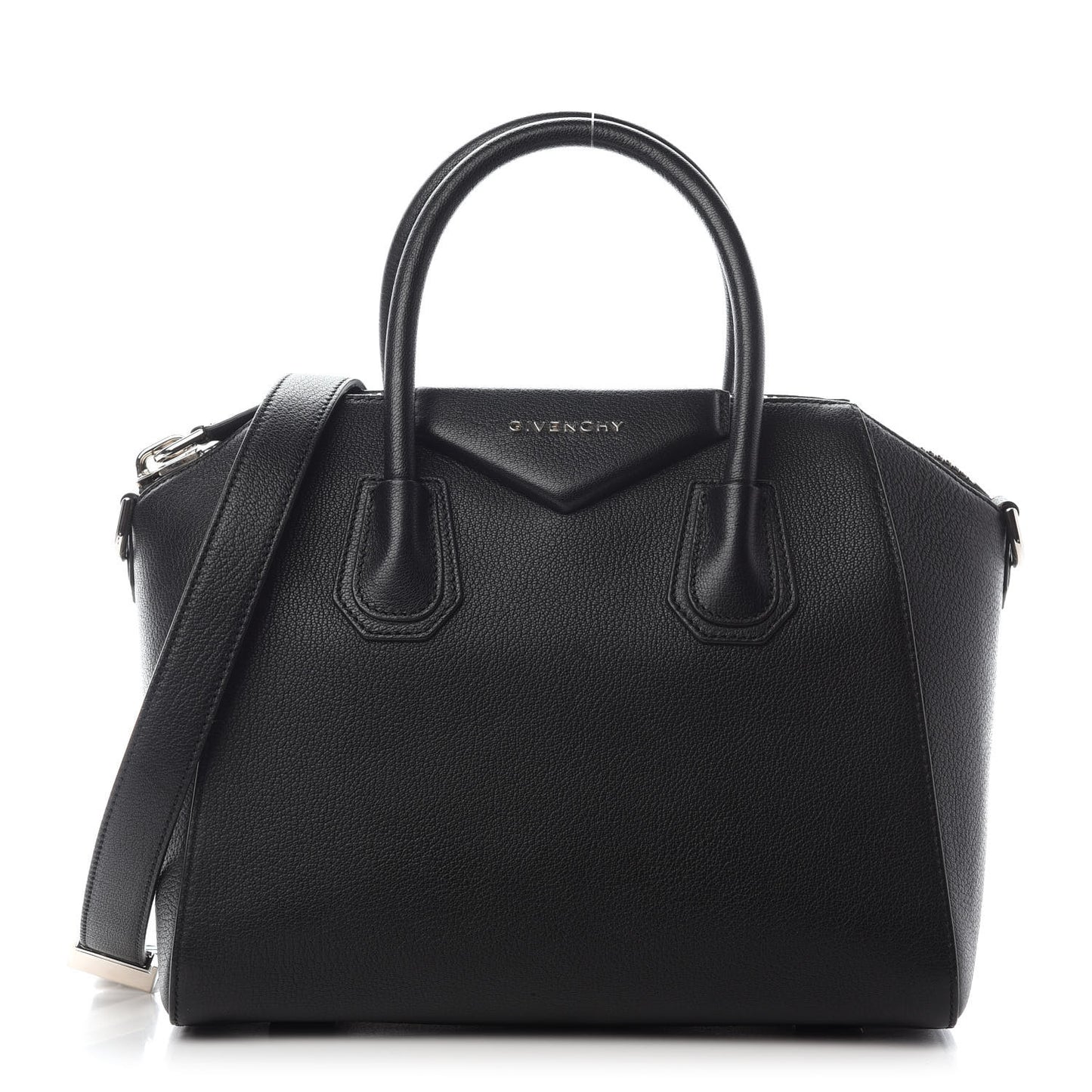 Sugar Goatskin Small Antigona Black
