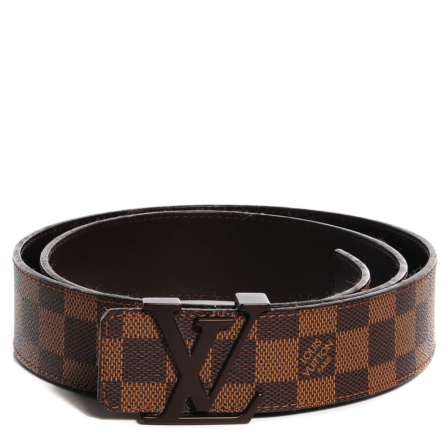 Damier Ebene LV Initiales Belt 100 40