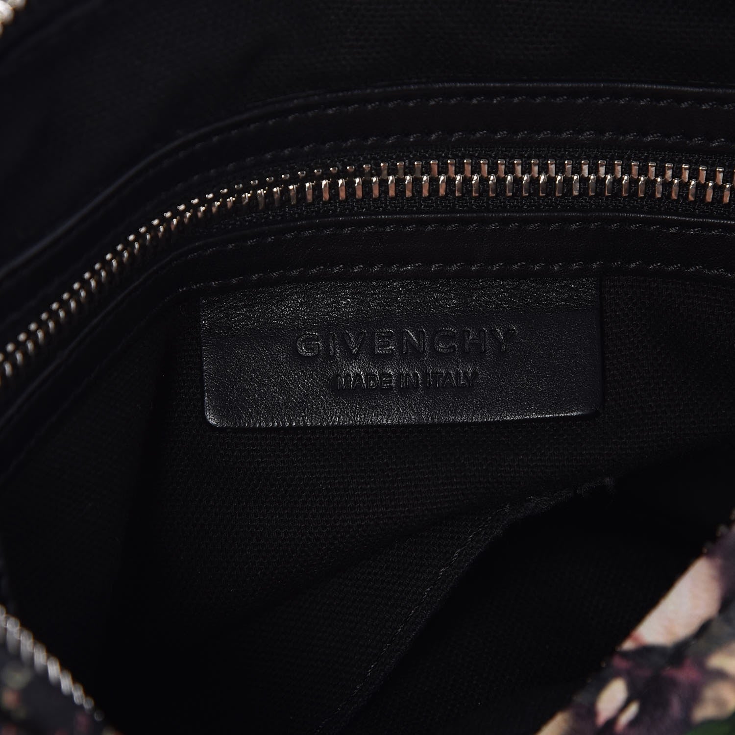 Givenchy Lambskin Roses Camouflage Print Small Pandora Black 6 of 7