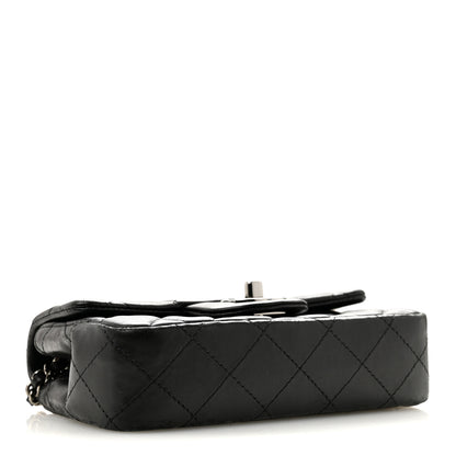 Chanel Lambskin Quilted Extra Mini Rectangular Flap Black 4 of 14