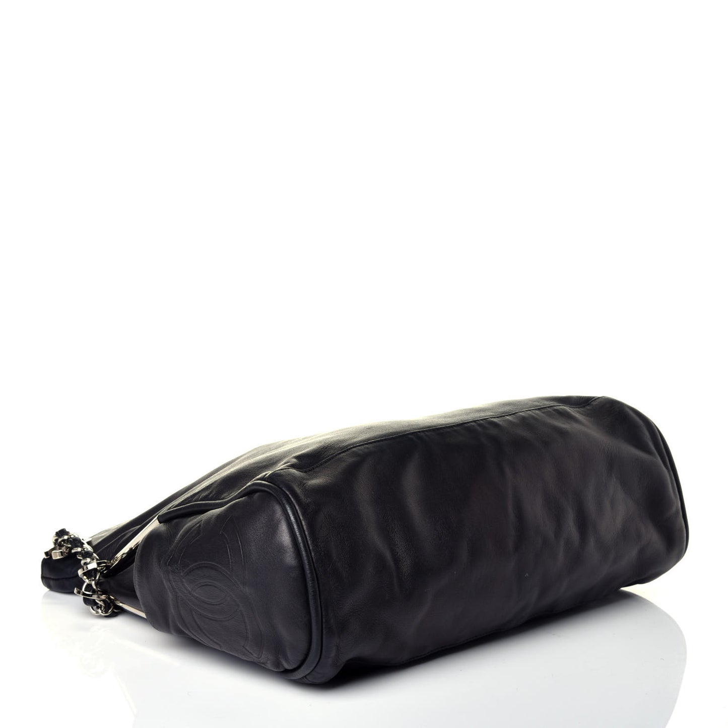 Lambskin Large Ultimate Soft Tote Black
