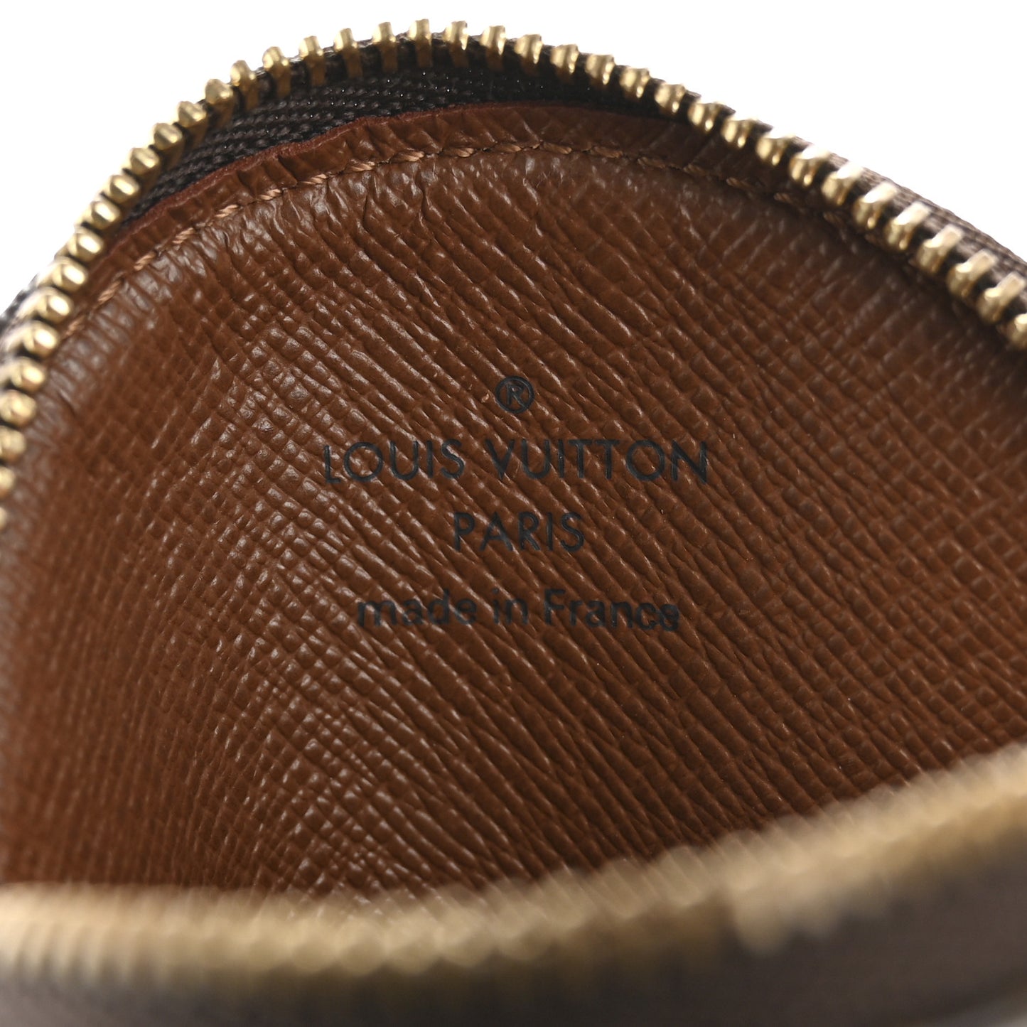 Monogram Round Coin Purse