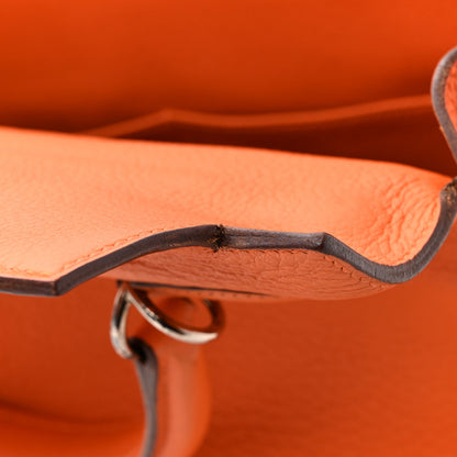 Hermes Taurillon Clemence Kelly Retourne 32 Orange 13 of 20