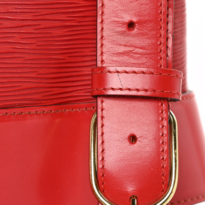 Louis Vuitton Epi Sac D'Epaule GM Castillan Red 7 of 9
