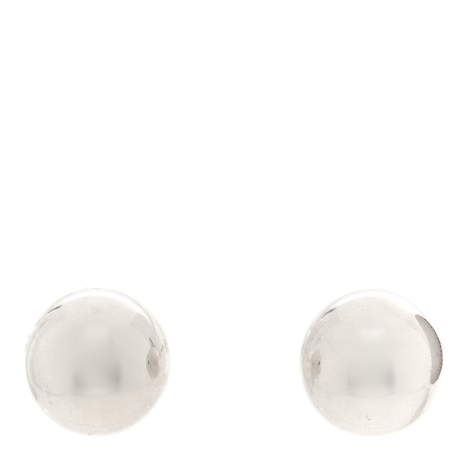 Tiffany Sterling Silver 10mm HardWear Ball Earrings 1 of 4