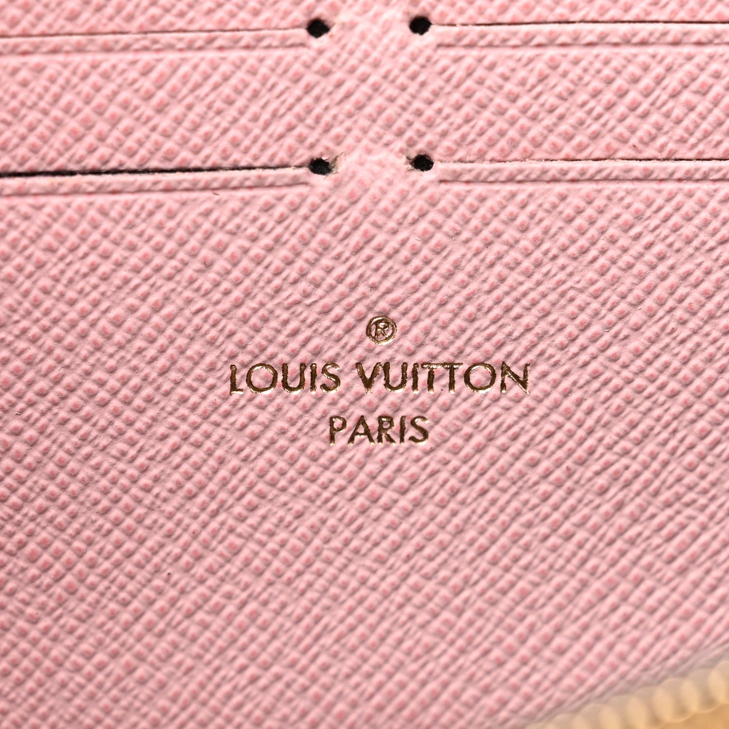 Monogram Clemence Wallet Rose Ballerine