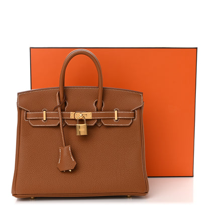 Hermes Togo Birkin 25 Gold 11 of 11