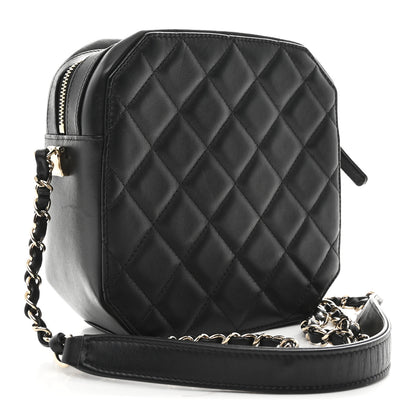 Chanel Calfskin CC Clock Camera Case Black 3 of 10