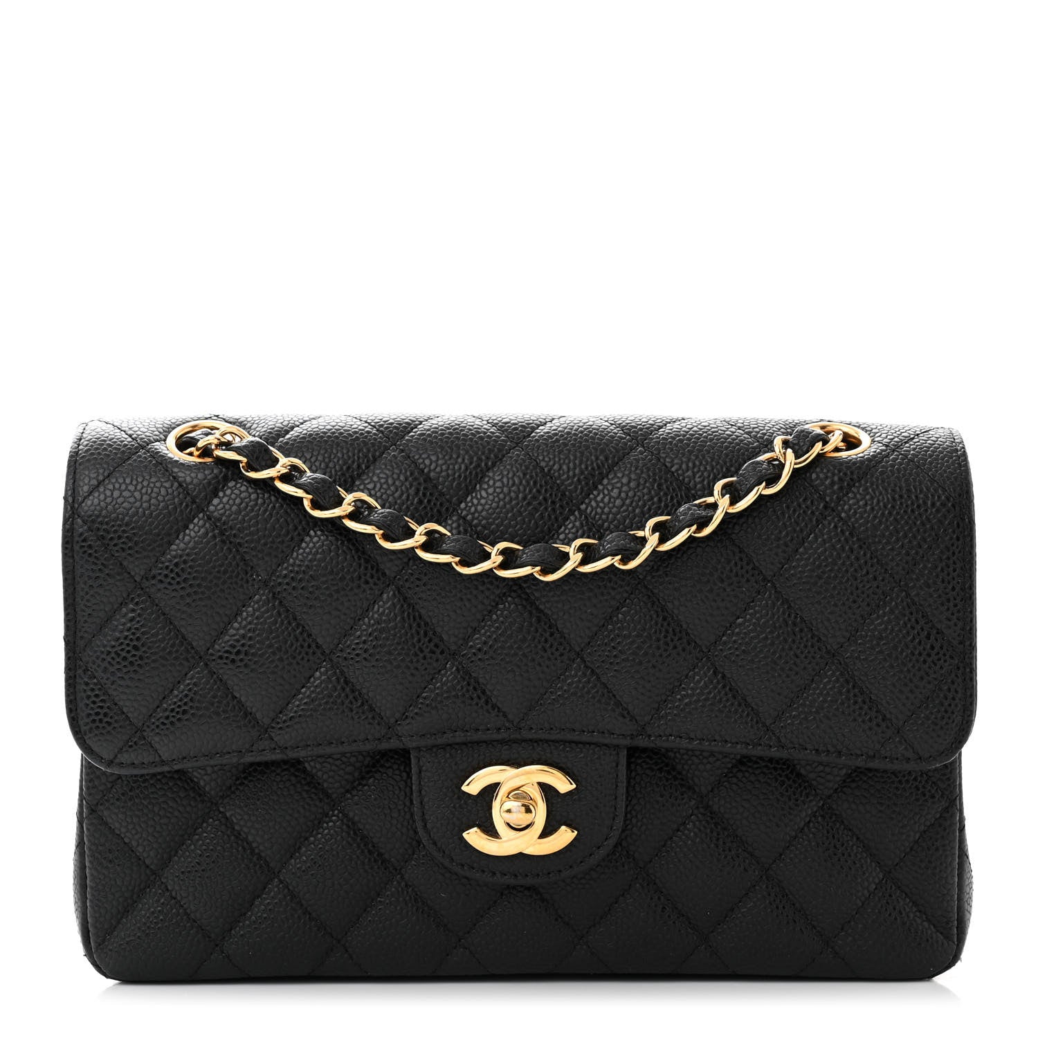 Chanel Caviar Quilted Small Double Flap Black 1 of 11