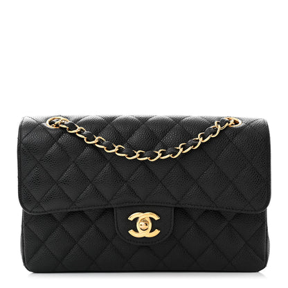 Chanel Caviar Quilted Small Double Flap Black 1 of 11