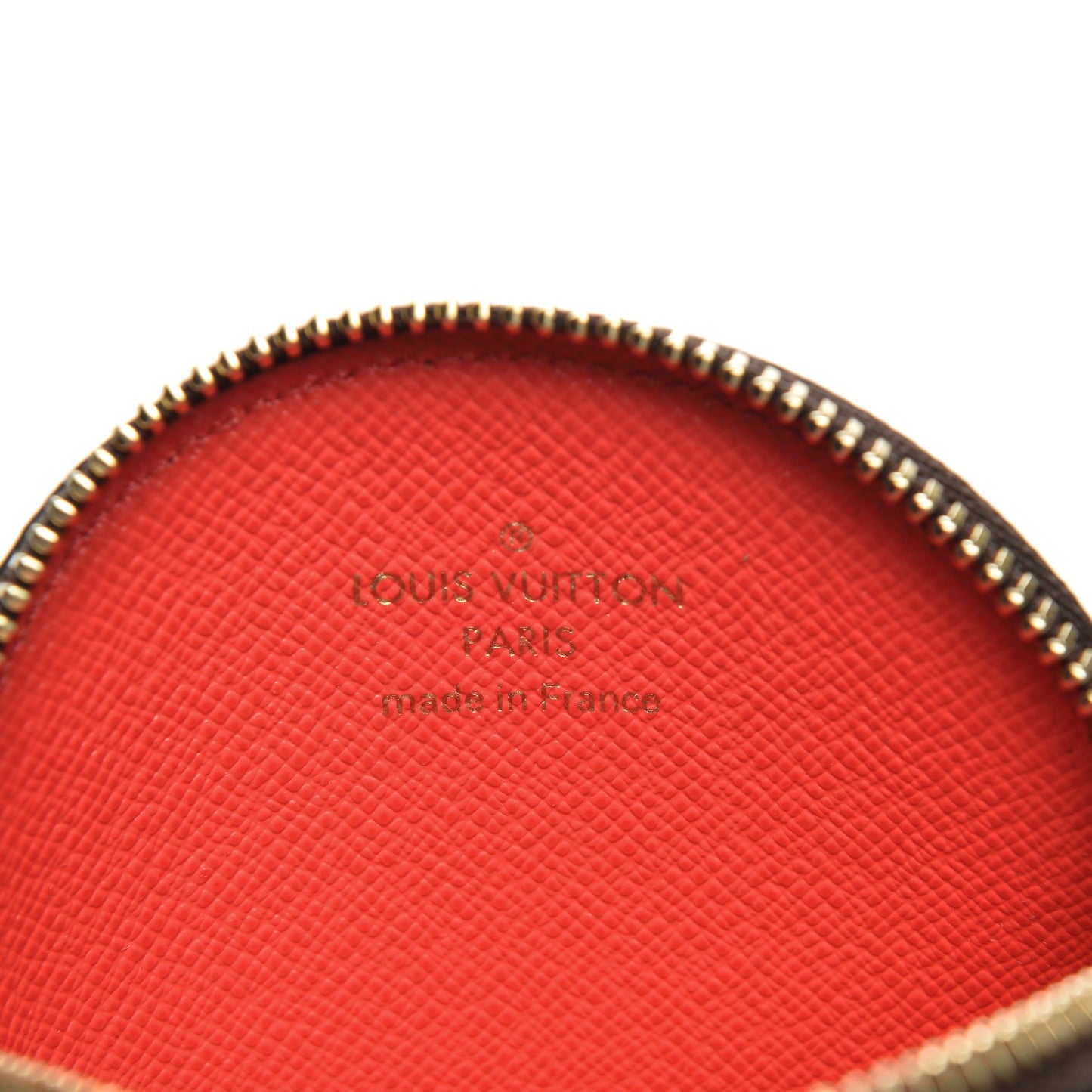 Monogram 2016 Christmas Animation Round Coin Purse Rouge