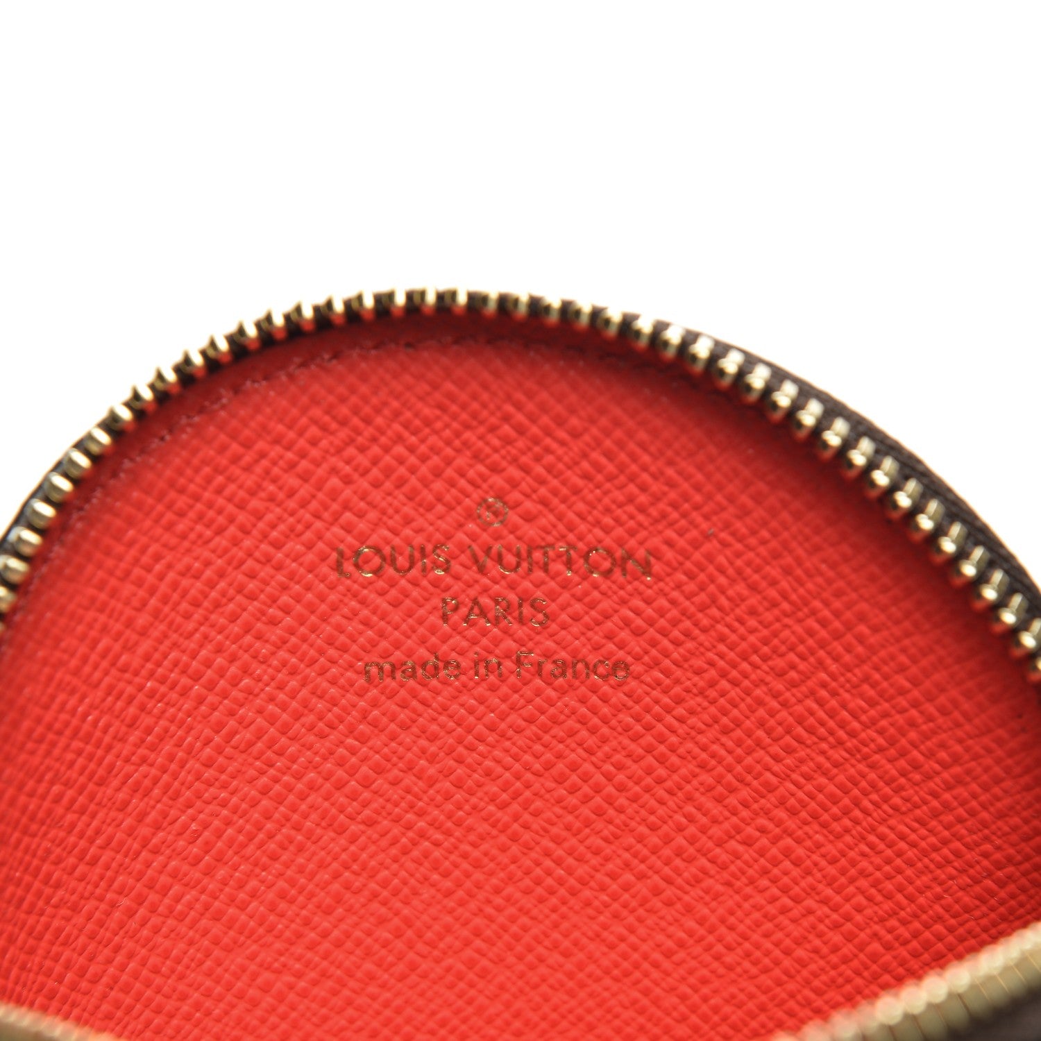 Louis Vuitton Monogram 2016 Christmas Animation Round Coin Purse Rouge 6 of 7