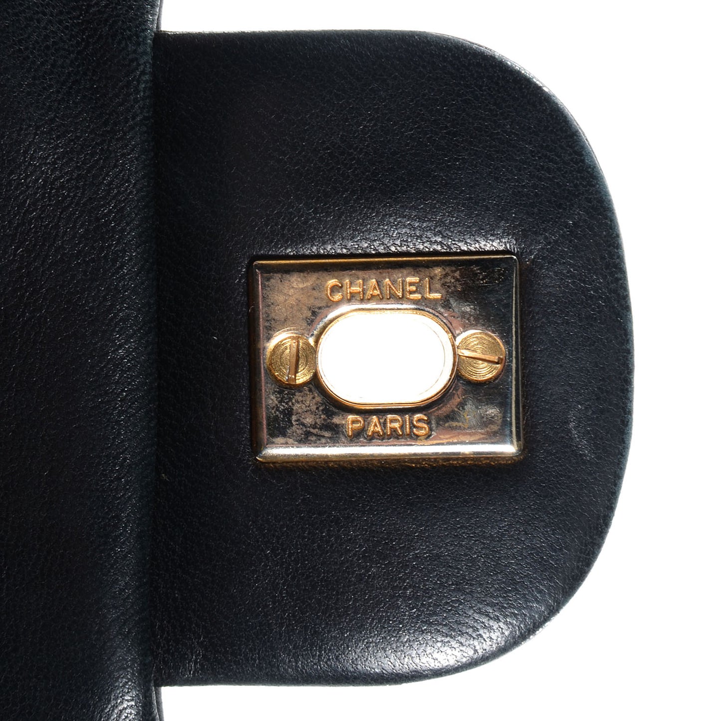 Lambskin Quilted Small Double Flap Black