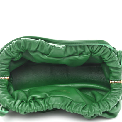 Mansur Gavriel Lambskin Mini Cloud Clutch Green 5 of 10