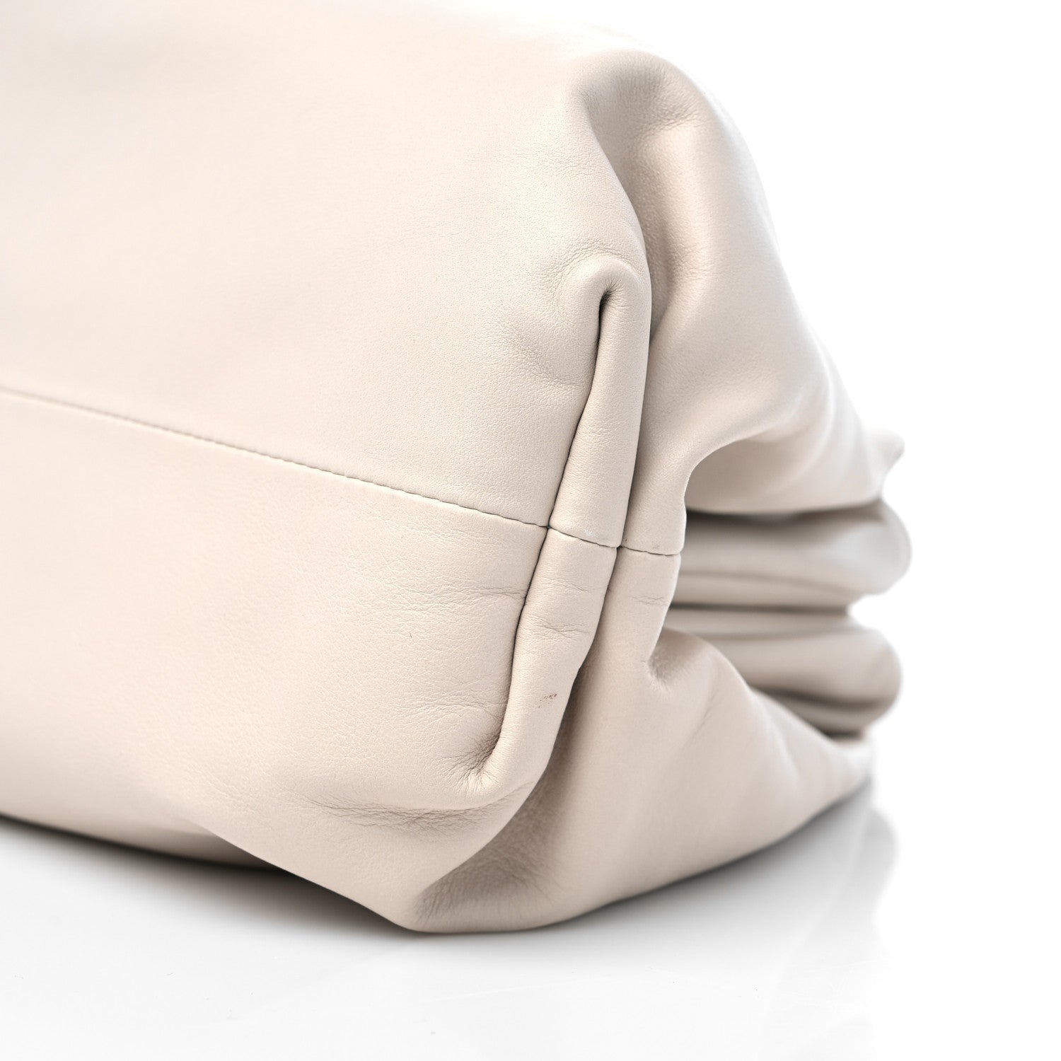 Bottega Veneta Smooth Butter Calf The Pouch Oversized Clutch Mist 8 of 12