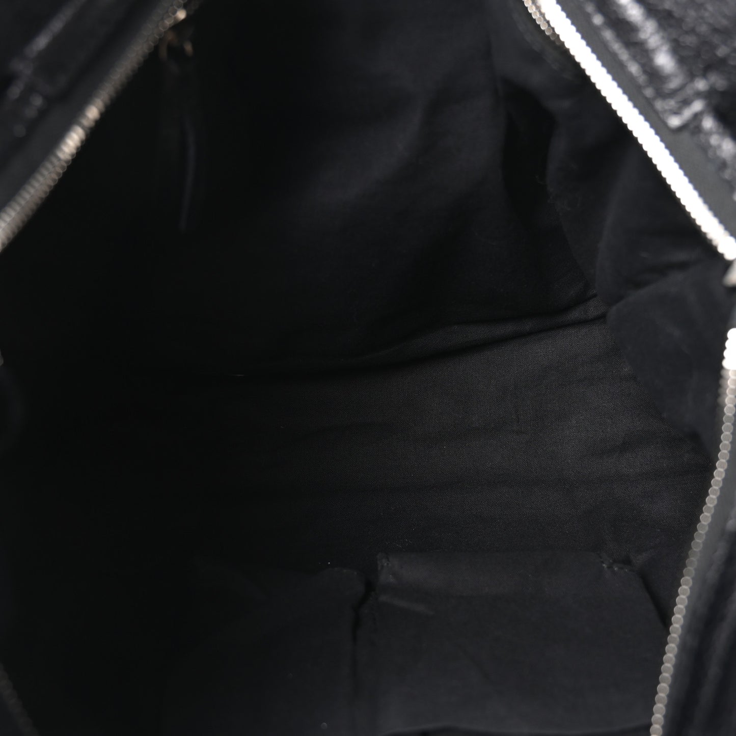 Agneau Classic Silver Hardware City Black