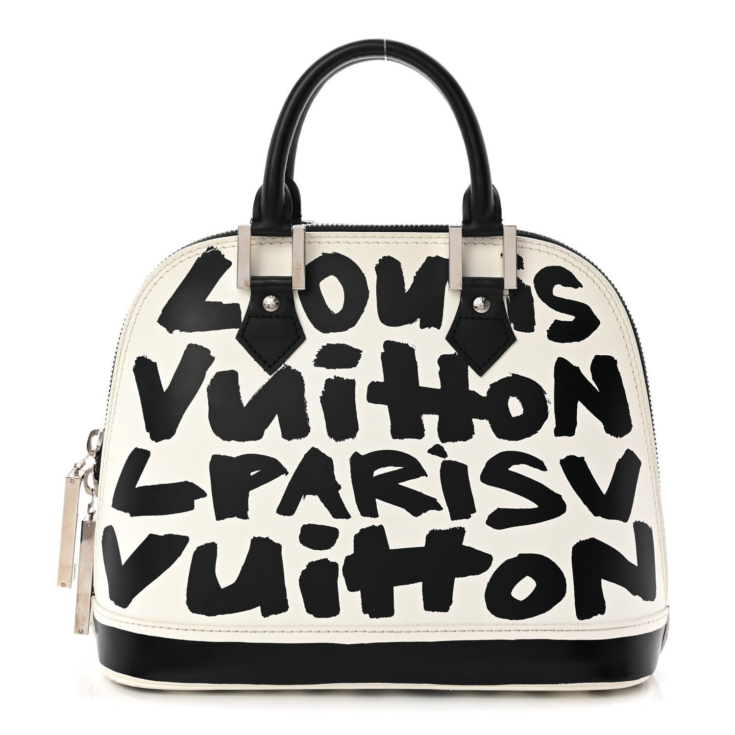 Louis Vuitton Graffiti Alma MM Black 1 of 11