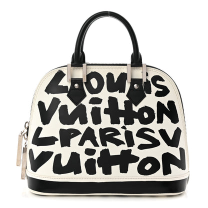 Louis Vuitton Graffiti Alma MM Black 1 of 11
