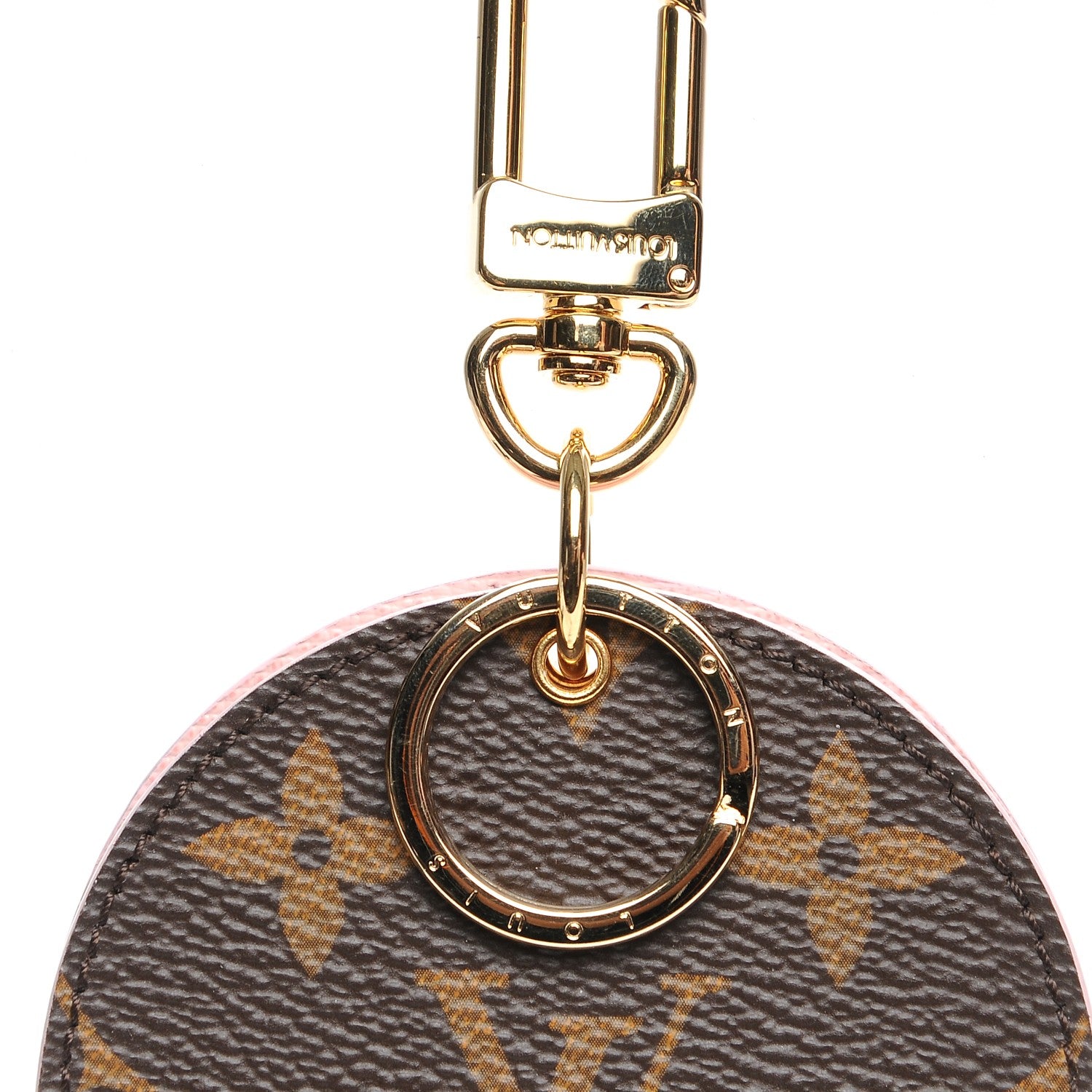 Louis Vuitton Monogram LV Mirror Key Holder Rose Ballerine 3 of 12