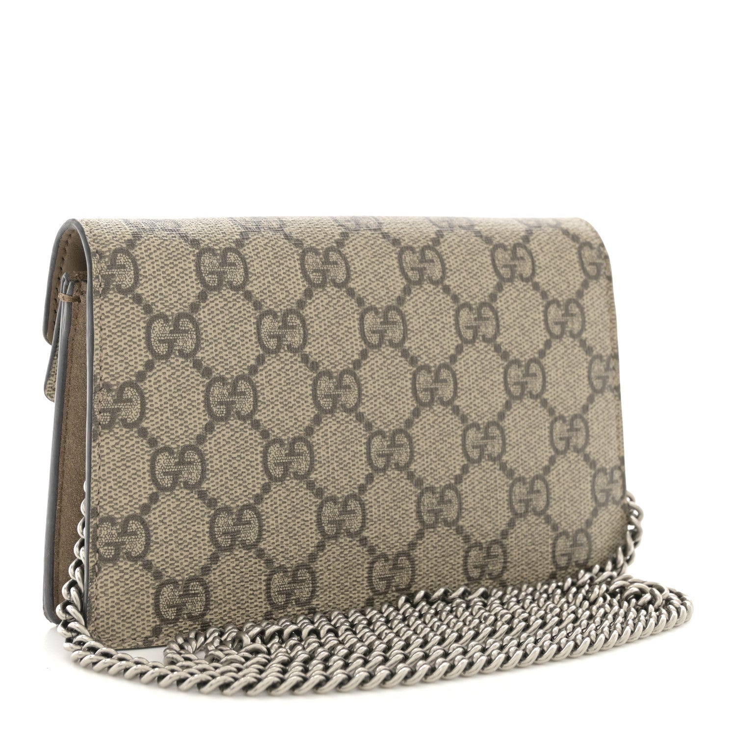Gucci GG Supreme Monogram Super Mini Dionysus Shoulder Bag Taupe 3 of 13