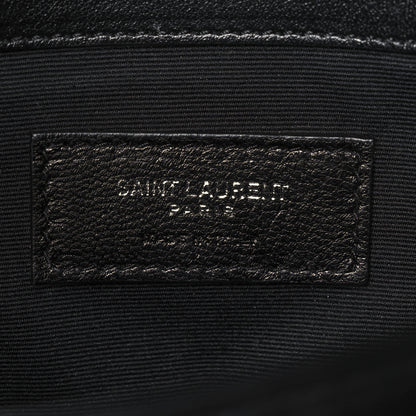 Saint Laurent Calfskin Y Quilted Monogram Loulou Document Holder Black 6 of 10