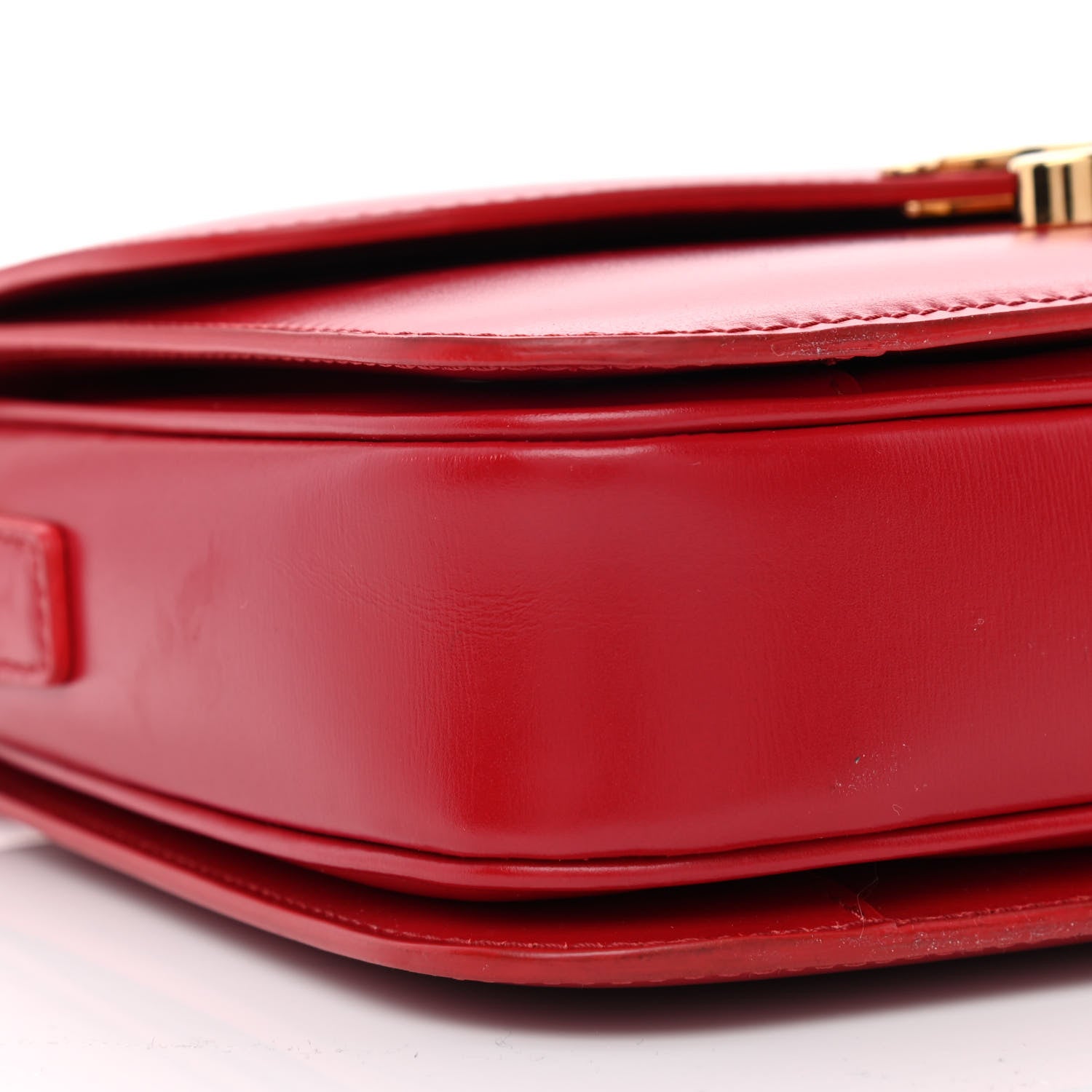 Celine Shiny Calfskin Teen Triomphe Red 12 of 13